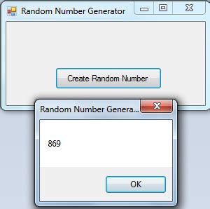 vb.net random number generator|Random Number Generator in VB.NET .